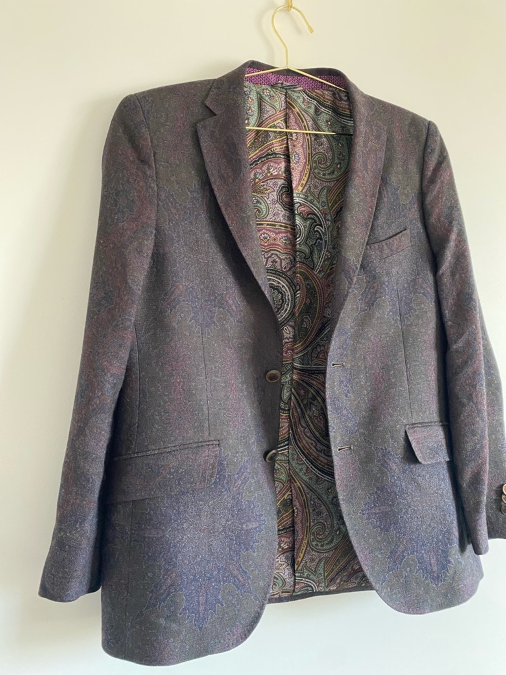 ETRO Paisley Wool–Silk Blazer | Made in Italy - Picture 11 of 15
